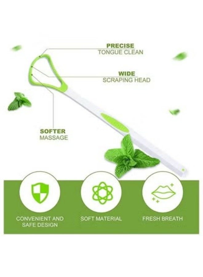 هافن 3PCS كسارة اللسان، 100 ٪ BPA أدوات اللسان الحرة، نظافة الفم الصحية فرشاة اللسان، سهولة استخدام منظف اللسان، القضاء على التنفس السيئ - Image 4