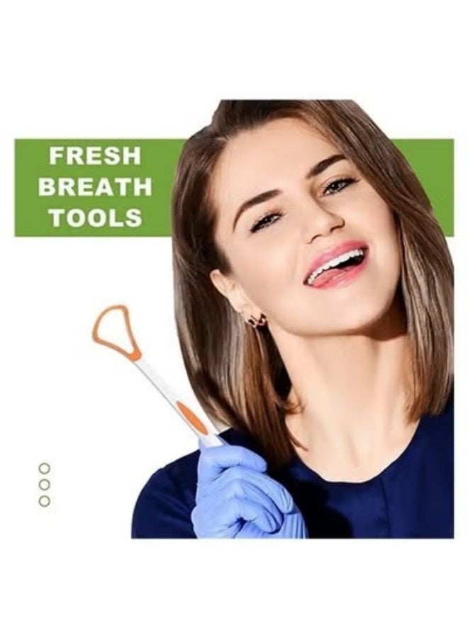 هافن 3PCS كسارة اللسان، 100 ٪ BPA أدوات اللسان الحرة، نظافة الفم الصحية فرشاة اللسان، سهولة استخدام منظف اللسان، القضاء على التنفس السيئ - Image 5