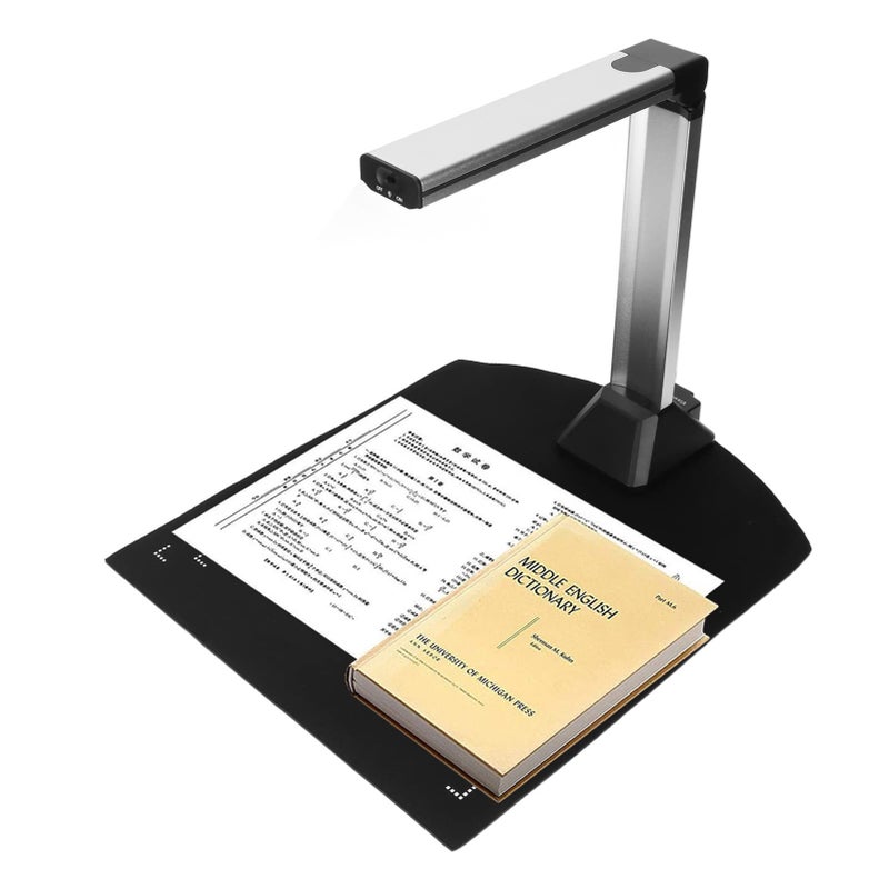 5MP USB Document Camera Scanner With 4 LED Lights Portable For Web Conferencing Distance Education - Image 4