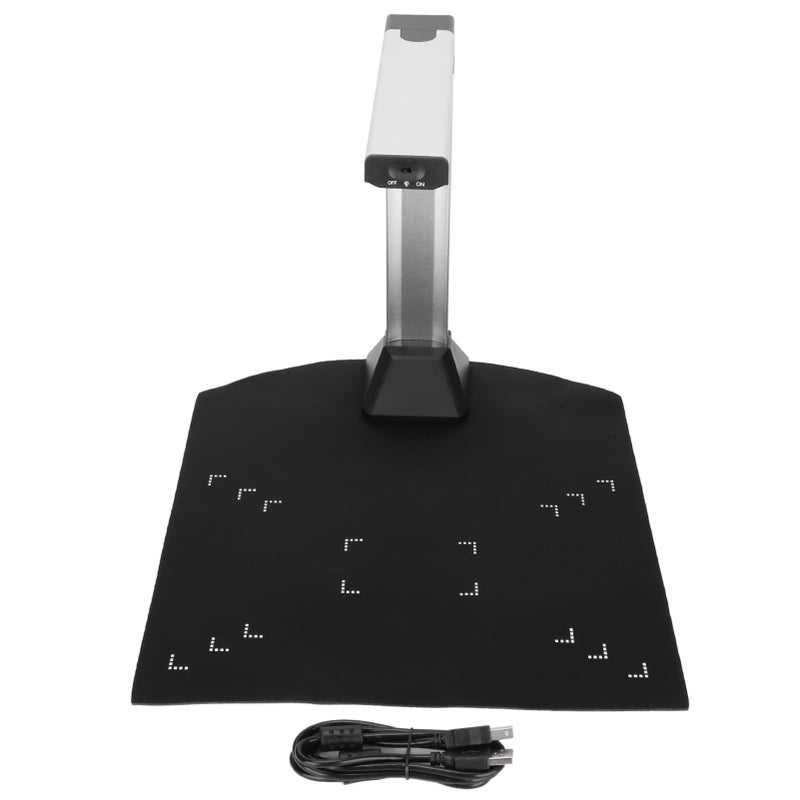 5MP USB Document Camera Scanner With 4 LED Lights Portable For Web Conferencing Distance Education - Image 3