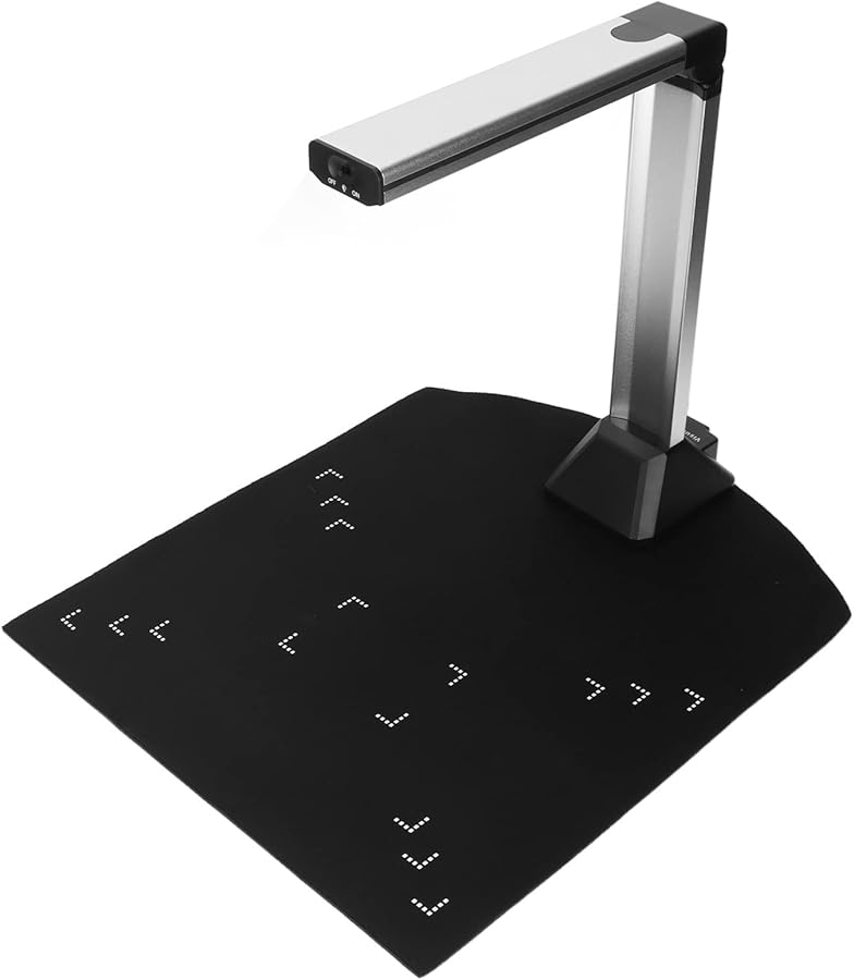 5MP USB Document Camera Scanner With 4 LED Lights Portable For Web Conferencing Distance Education - Image 1