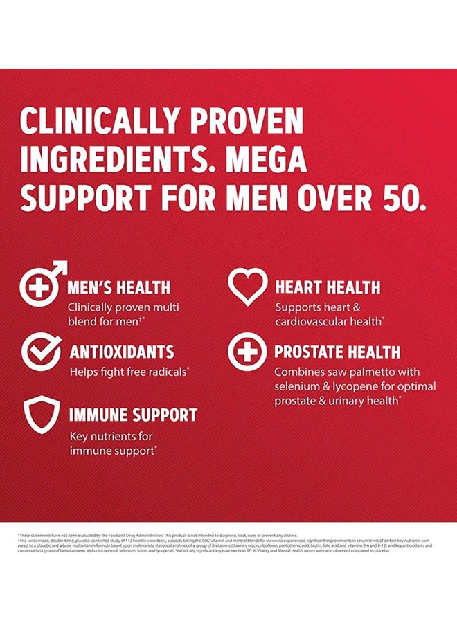 جي إن سي ميجا مين 50 بلس ون يوميًا، 60 كبسولة - Image 5