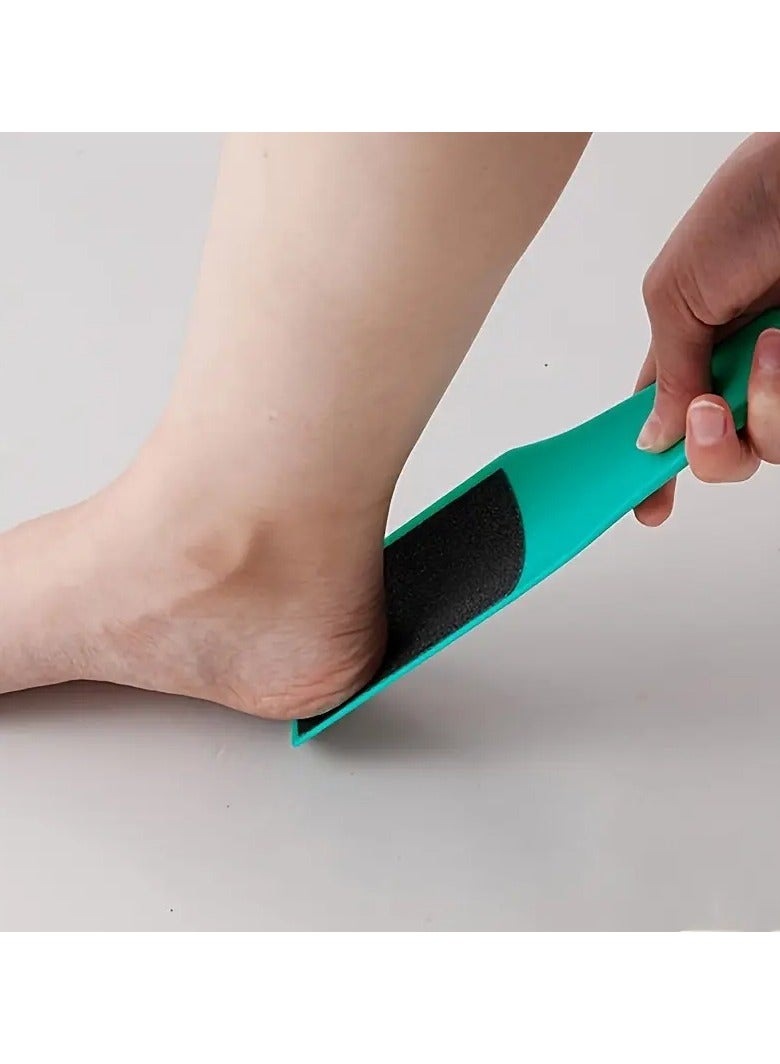 Ucanbe 2pc Large Double-Sided Foot File, Plastic Callus Remover for Smooth Feet, Unscented Pedicure Tool - Image 2