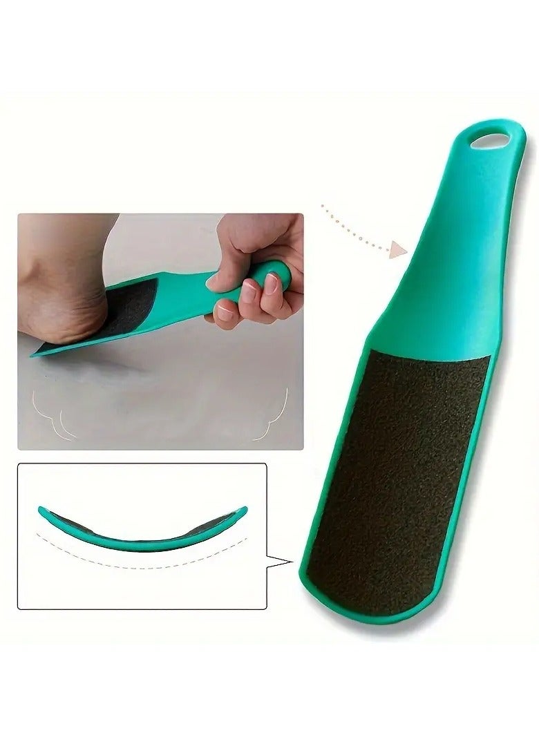 Ucanbe 2pc Large Double-Sided Foot File, Plastic Callus Remover for Smooth Feet, Unscented Pedicure Tool - Image 3