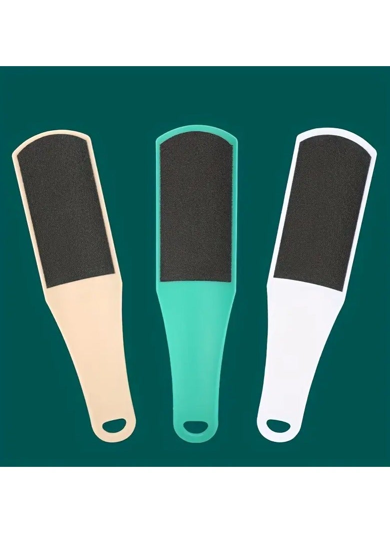 Ucanbe 2pc Large Double-Sided Foot File, Plastic Callus Remover for Smooth Feet, Unscented Pedicure Tool - Image 5