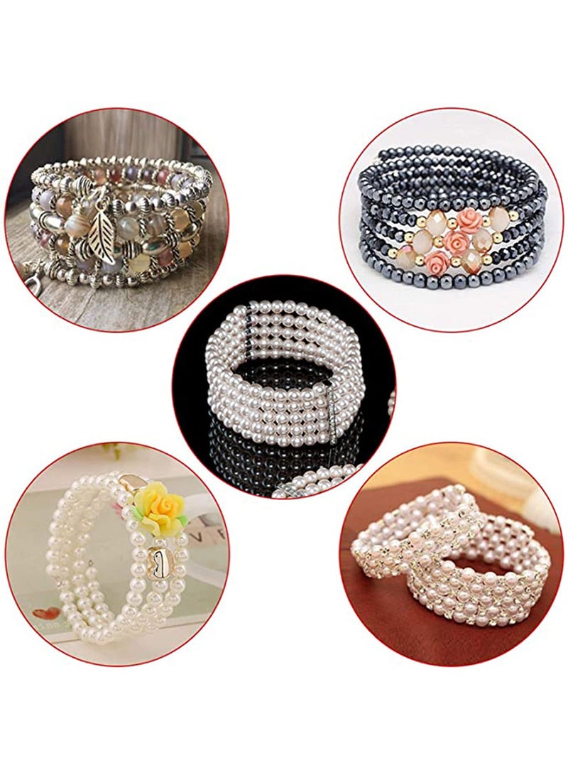 SYOSI 500 Loops Jewelry Wire Memory Beading Wire Steel Memory Wire Cuff Bangle Bracelet for Jewelry Making Supplies Art Creation Bracelet Necklace Diy Crafts Making Jewelry Making Dolls - Image 3