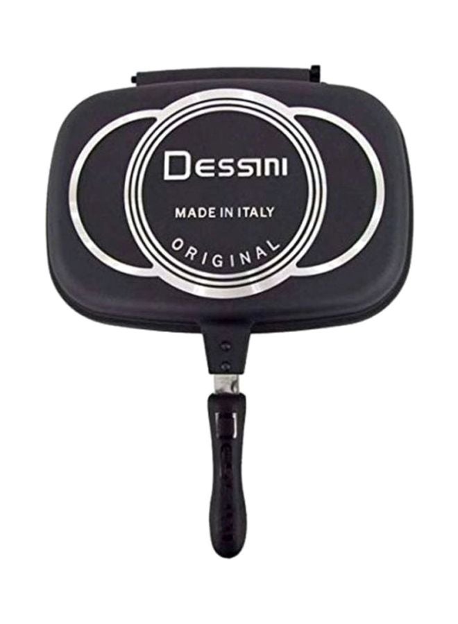 AL RAID Double Sided Grill Pan Black 40cm - Image 1