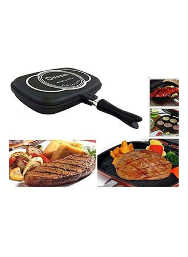 AL RAID Double Sided Grill Pan Black 40cm - Image 3