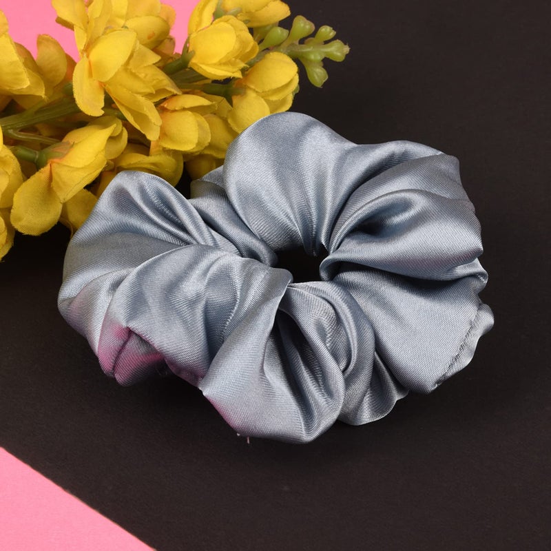 NNR Satin Silk Premium Sleeping Caps, Double Layered Stretchable Hair Bonnets & Hair Scrunchies for Girls and Women, for All Head Size, Set of 4 Pcs - Multicolor4 - Image 5