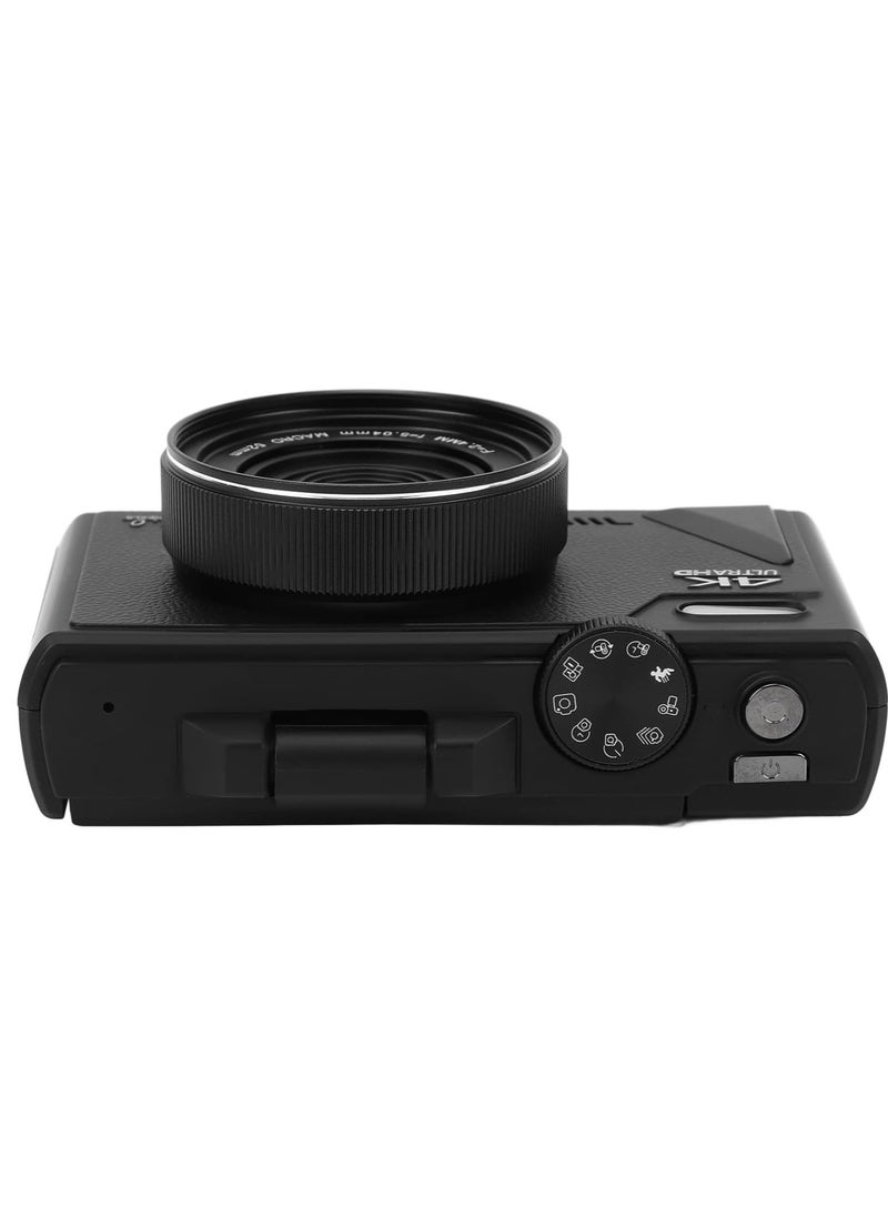 AROAQ - 4K Digital Camera for Photography, 64MP UHD 18X Zoom Autofocus Compact Digital Camera with 3 Inch Flip Screen, Vlogging Camera for Travel Photography Vlogging, Travel Camera - Image 1