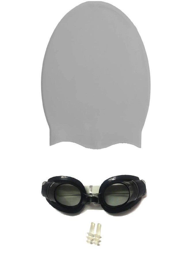 KAAS Complete Swimming Kit with Cap, Goggles and Earplugs - Image 2