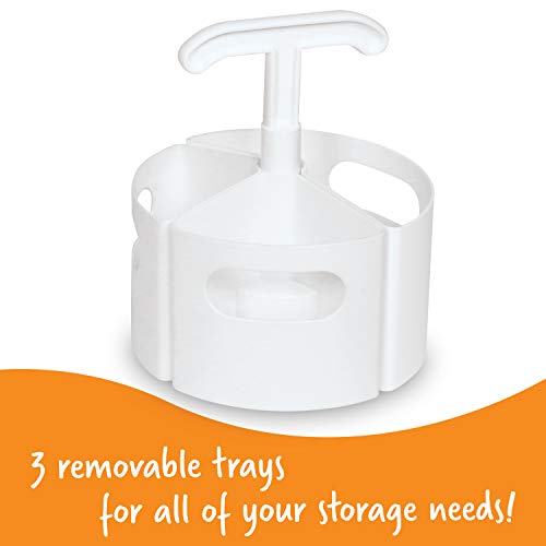 Learning Resources Create-a-Space Storage Mini Center White - Desk Organizer for Kids, Homeschool, Caddy, Back to School, Classroom Must Haves - Image 3