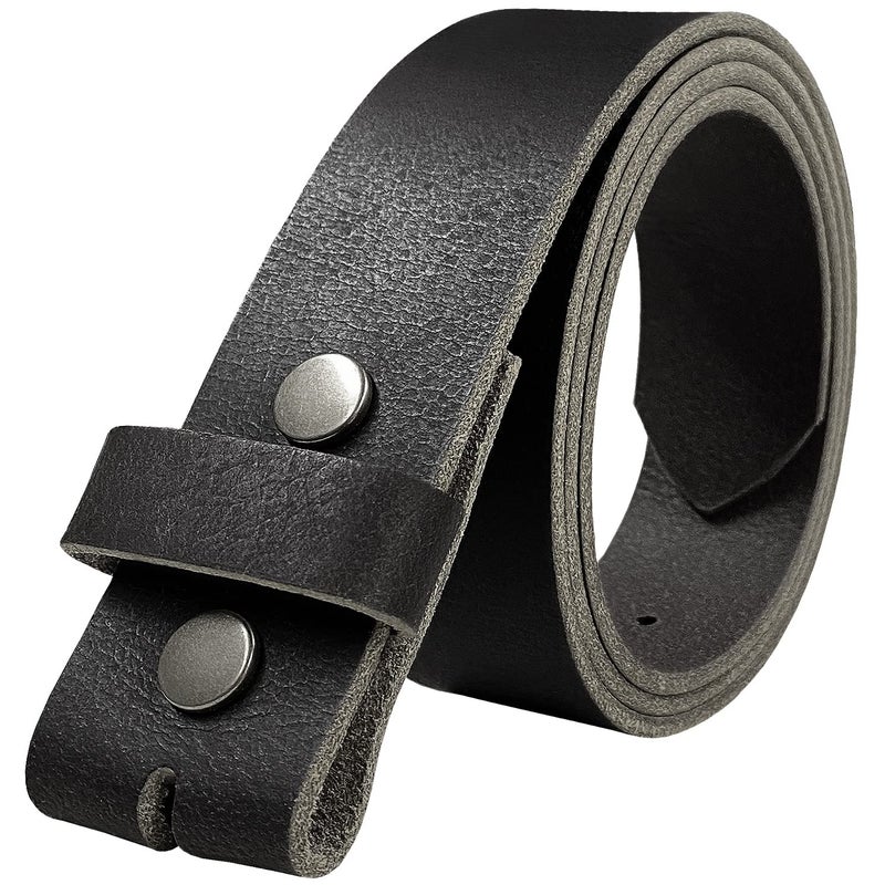 Belts.com One Piece Full Grain Buffalo Leather Replacement Belt Strap 1-1/2" wide (Black, 34) - Image 4