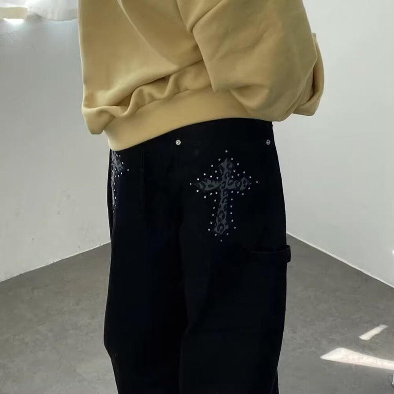 Unisex Casual Daily Denim Jeans - Image 3