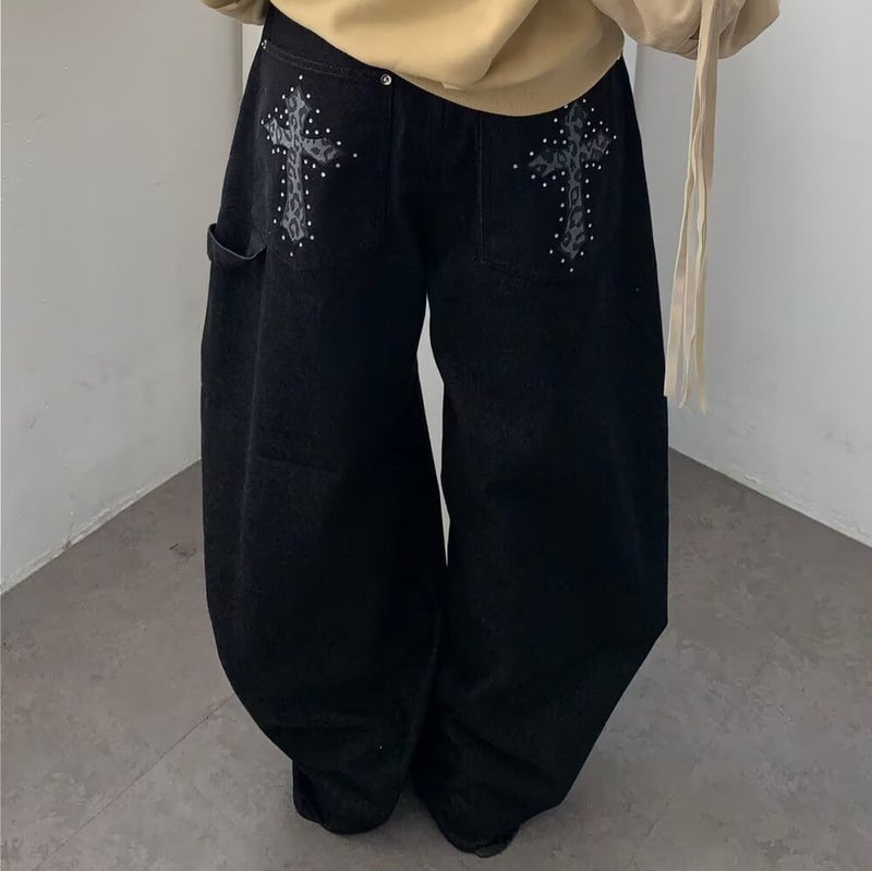 Unisex Casual Daily Denim Jeans - Image 2