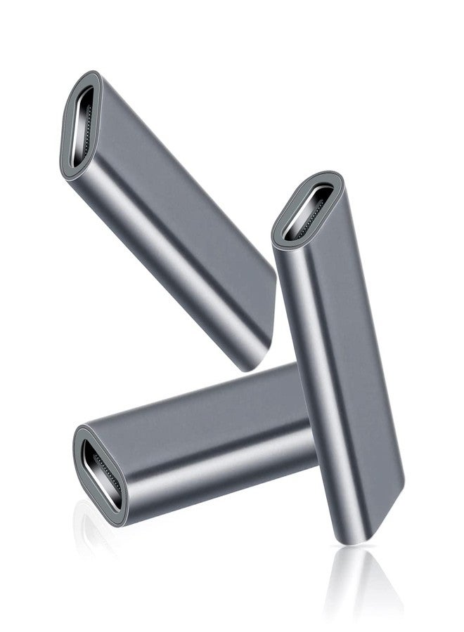 بيز سايلور مجموعة محولات Basesailor USB-C أنثى إلى أنثى (3 قطع)، موصل USB-C بقدرة 100 واط، موسع PD 3.1 من النوع C، موصل مزدوج أنثى بسرعة 10 جيجابت في الثانية مع فيديو بدقة 4K/8K لأجهزة Thunderbolt 4 و3 وiPad وMacBook وUSB-C - Image 1