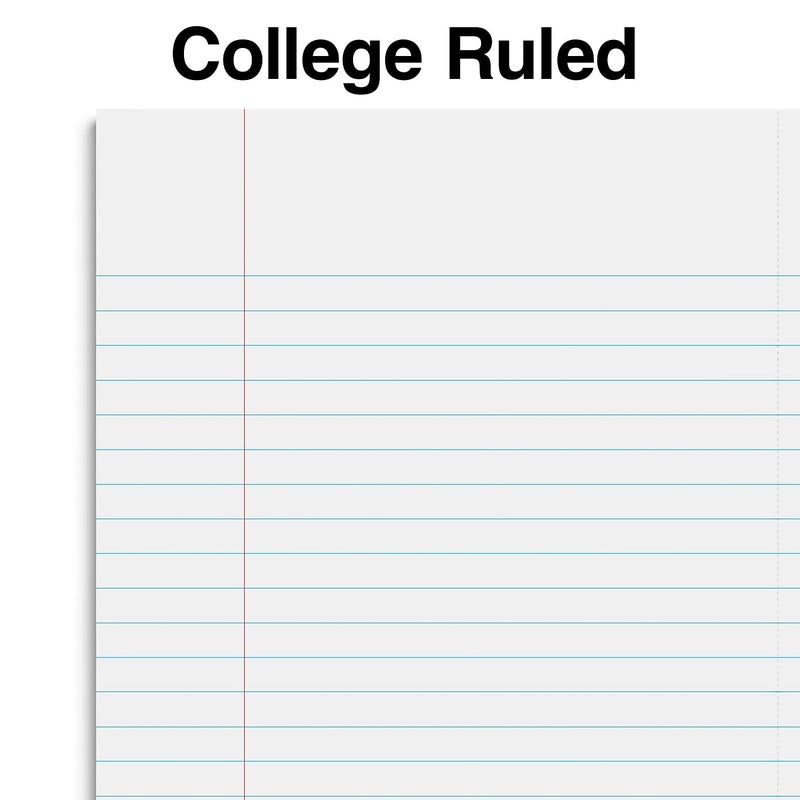 Staples Staples Premium 1Subject Notebook 85inch x 11inch College Ruled 100 Sheets Brown 3Pack ST52121NVS  - Image 3