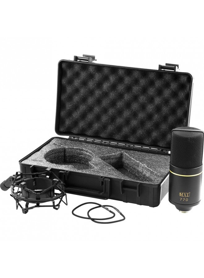 MXL MXL 770 Multipurpose Large Diaphragm Condenser Microphone - Image 3