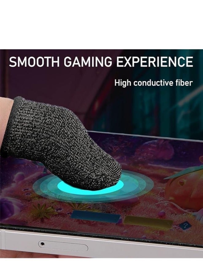 40 piece finger cover suitable for gaming phones, game controllers, finger covers, thumb covers, sweat resistant, breathable, seamless touch screens - Image 5