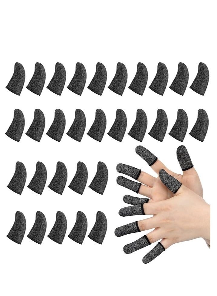 40 piece finger cover suitable for gaming phones, game controllers, finger covers, thumb covers, sweat resistant, breathable, seamless touch screens - Image 1