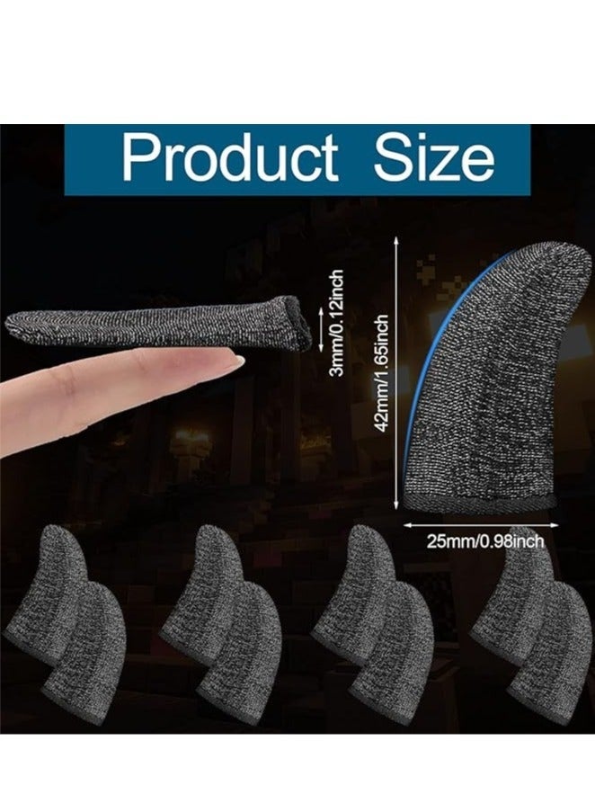 40 piece finger cover suitable for gaming phones, game controllers, finger covers, thumb covers, sweat resistant, breathable, seamless touch screens - Image 2