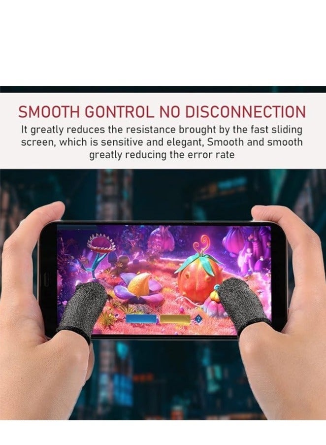 40 piece finger cover suitable for gaming phones, game controllers, finger covers, thumb covers, sweat resistant, breathable, seamless touch screens - Image 3