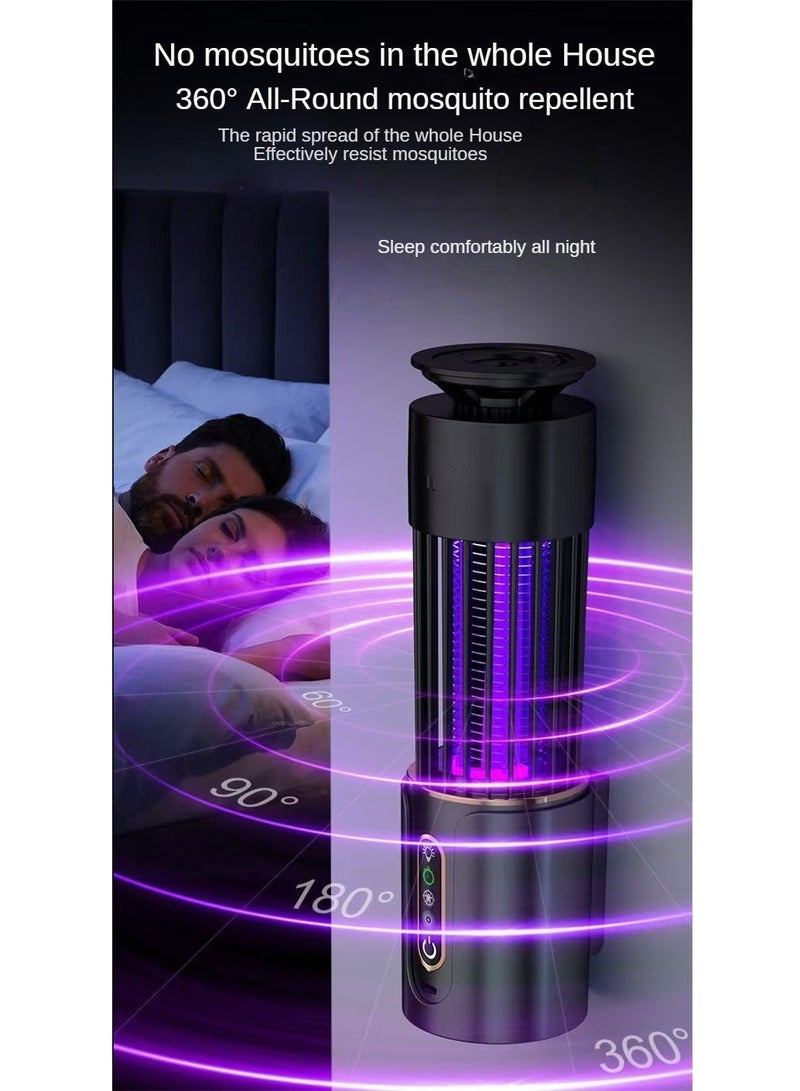 قاتل البعوض الإلكتروني، قاتل الحشرات الطائرة، جهاز تمحو الحشرات، تطبيق متعدد السيناريوهات، مصباح ليلي لتمحو البعوض 2 في 1، مصباح كهربائي تمحو البعوض - Image 4