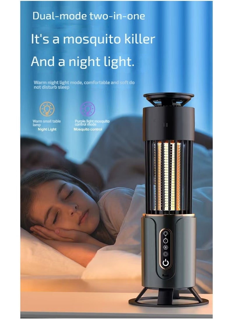 Generic - Electronic Mosquito Killer，Flying Insects Killer，Bug Zapper，Multi Scenario Application, Mosquito Killing Night Light 2-in-1, Electric Shock Mosquito Lamp - Image 1