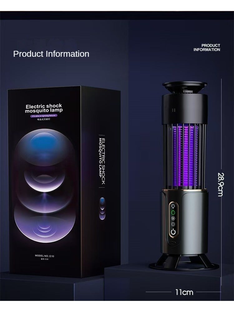 قاتل البعوض الإلكتروني، قاتل الحشرات الطائرة، جهاز تمحو الحشرات، تطبيق متعدد السيناريوهات، مصباح ليلي لتمحو البعوض 2 في 1، مصباح كهربائي تمحو البعوض - Image 5