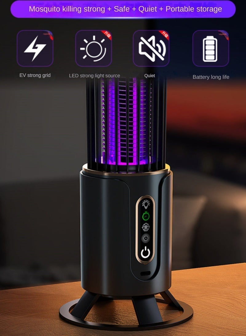 قاتل البعوض الإلكتروني، قاتل الحشرات الطائرة، جهاز تمحو الحشرات، تطبيق متعدد السيناريوهات، مصباح ليلي لتمحو البعوض 2 في 1، مصباح كهربائي تمحو البعوض - Image 3