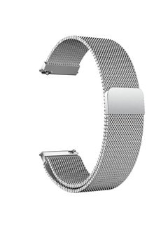 Replacement Strap For Galaxy Watch Active Milanese Watch Band Silver