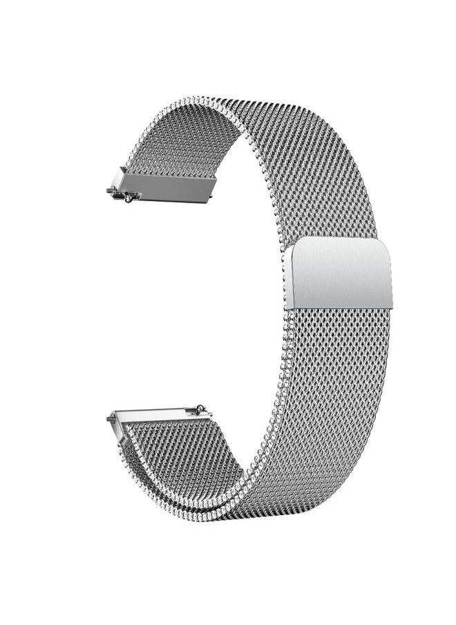 Generic - Replacement Strap For Galaxy Watch Active Milanese Watch Band Silver - Image 1