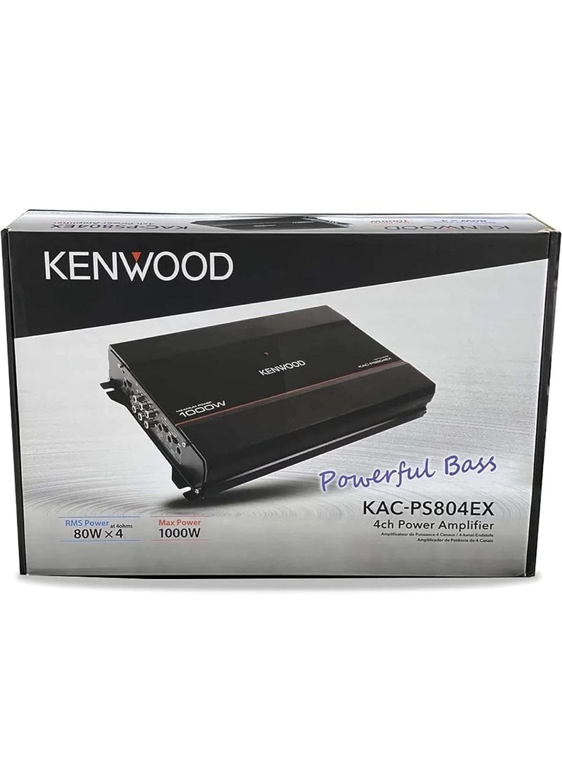 KENWOOD Kenwood Amplifier KAC-PS804EX PS Series 1000w 4ch Amplifier 8AWG Amplifier wire kit Included  - Image 3