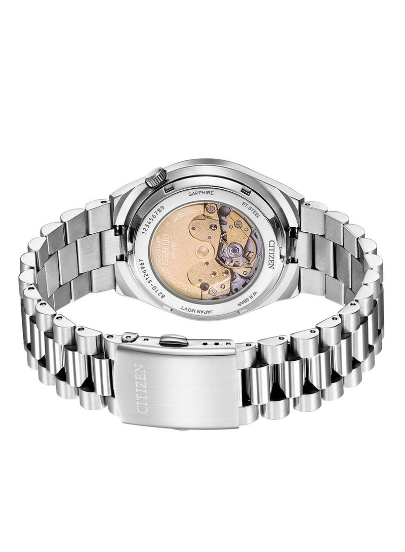 سيتيزن ساعة انالوج للرجال من سيتيزن بسوار ستانلس ستيل، مقاومة للماء، NJ0150-81Z - Image 3