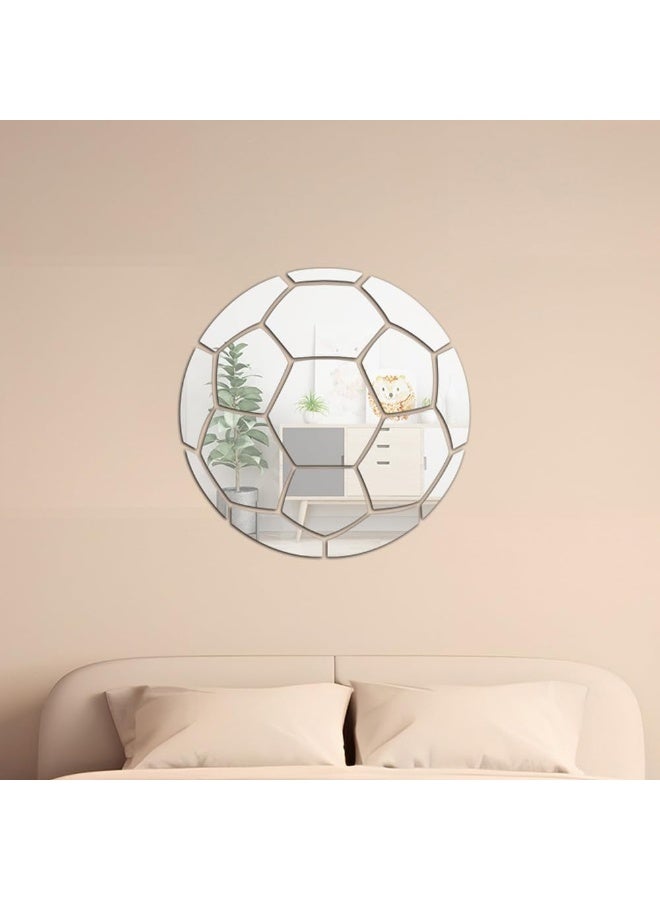 TPGP زينة حائط مرآة ذاتية اللصق TPGP، ملصق مرآة ثلاثي الأبعاد، دائري، مرآة أكريليك حديثة - Image 1