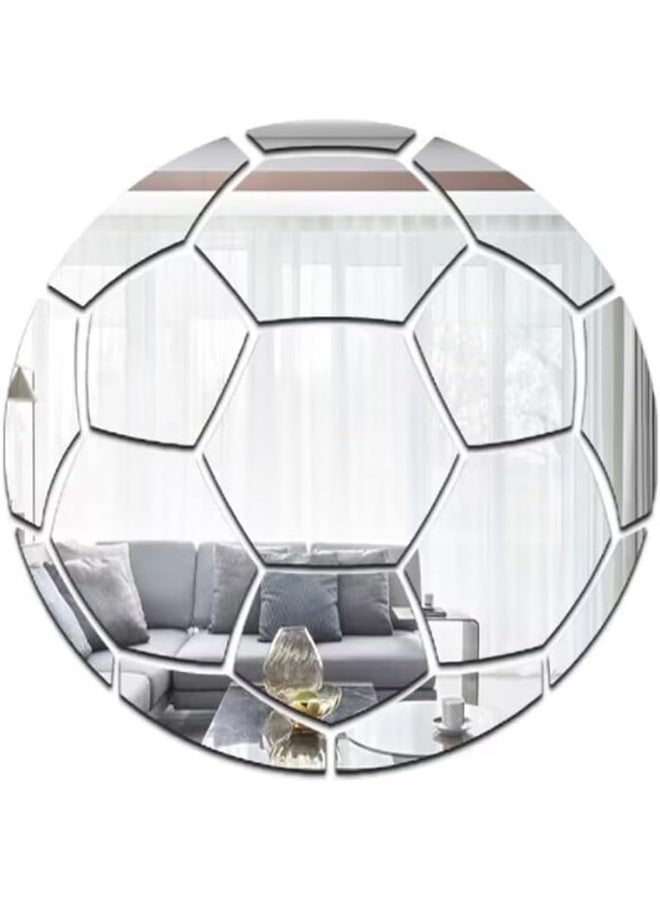 TPGP زينة حائط مرآة ذاتية اللصق TPGP، ملصق مرآة ثلاثي الأبعاد، دائري، مرآة أكريليك حديثة - Image 3