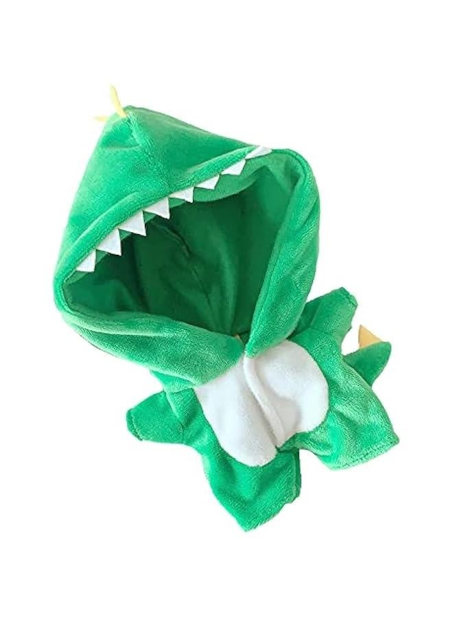 20cm /8 Doll Plush Doll's Clothes Animal one-Piece Garment Suit Pajamas Toys Dolls Accessories (Dinosaur) - Image 1