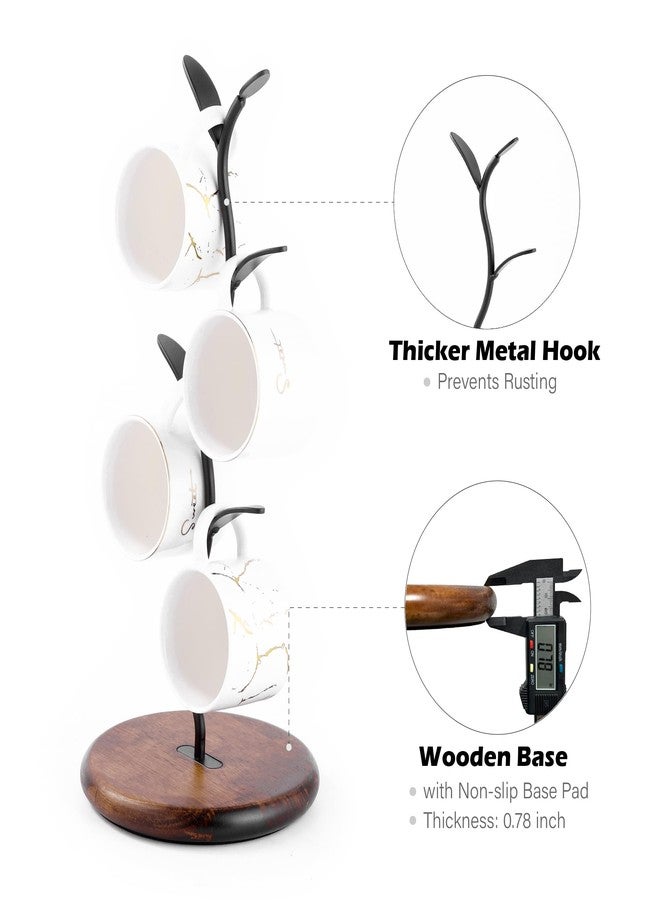 Bellglee Mug Holder Tree, Coffee Cup Holder for Countertop, Cups Storage Rack, Mugs Stand for Coffee Bar Decor & Home Kitchen Organizer - Image 3