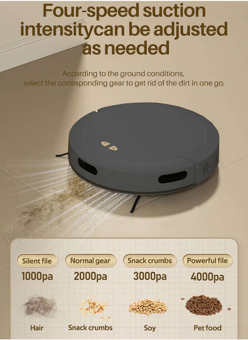 Robot Vacuum,4000Pa Robotic Vacuum Cleaner with Mop,130mins Runtime,App Control,Perfect for Pet Hair,Hard Floor,Carpet,Black - pzsku/Z783D7B75D256464E77C1Z/45/_/1729235124/d7f74c68-87c7-491d-a5d6-39b73cd1185f