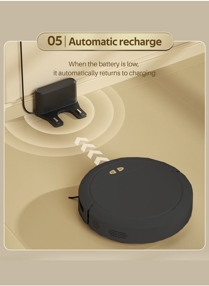 Robot Vacuum,4000Pa Robotic Vacuum Cleaner with Mop,130mins Runtime,App Control,Perfect for Pet Hair,Hard Floor,Carpet,Black - pzsku/Z783D7B75D256464E77C1Z/45/_/1729235135/7632ab83-7360-4450-b24b-c08fb8ddefd7