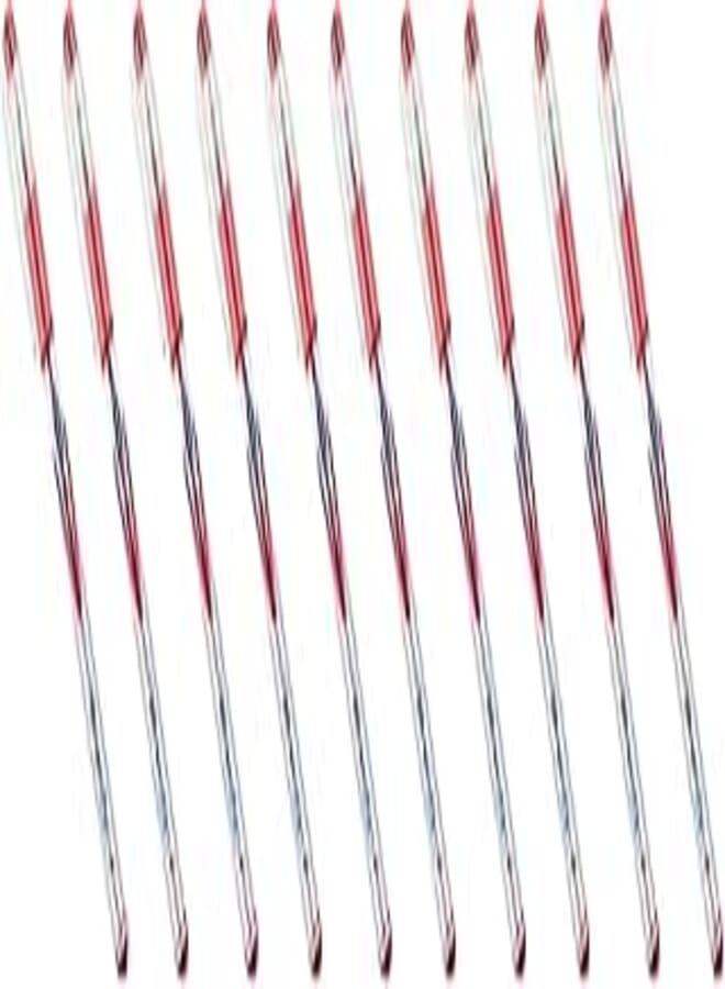 Prima bronzo ballpoint pen fine - pack of 10 pieces - red