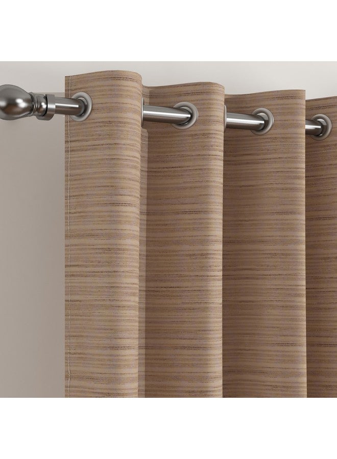 Home Box Darcy Slub Textured Single Curtain 135 x 240 cm  - Image 2