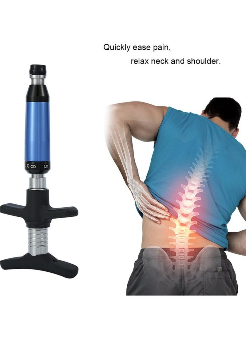 Ru syanl - Manual Massager Chiropractic Adjusting Tool 6 Levels Spinal Massager Portable Correction Tool for Adjust Vertebrates Thoracic Scoliosis Spine Chiropractor Kit Back Massage Body Relax Tool - Image 1