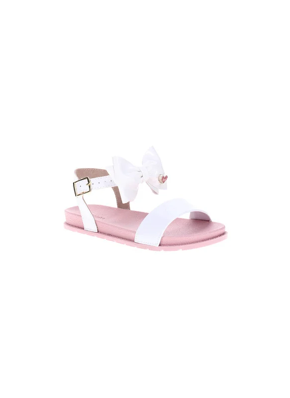 Molekinha Molekinha Junior Girls Sandals With Back Strap White | Made In Brazil