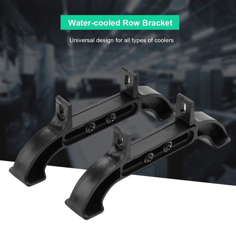 klarako Sturdy Durable Adjustable Water Cooled Row Bracket Environmentally Friendly R45 Cooler Holder for Computer PC Water Cooling Black - Image 3