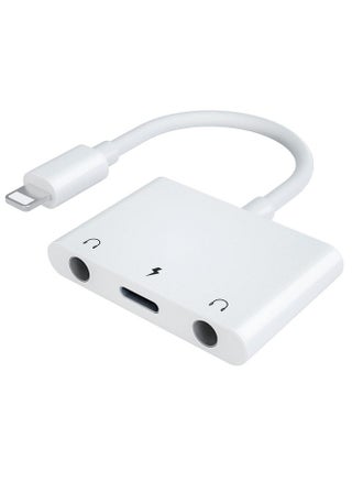 3In1 Lighting To 3.5Mmheadphone Adapter For Iphone Dual Earphone Jack Audio And Charging Adapterheadphone Splitter For Iphone 14 13 12 11 Xs Max Xr 8 7 Plus 6 Ipadsupport Ios 10 To16 - pzsku/Z783D9B5A2B84F8DC7250Z/45/_/1693984746/2ee66b9e-fd91-48ff-af0d-ff37a80e5179