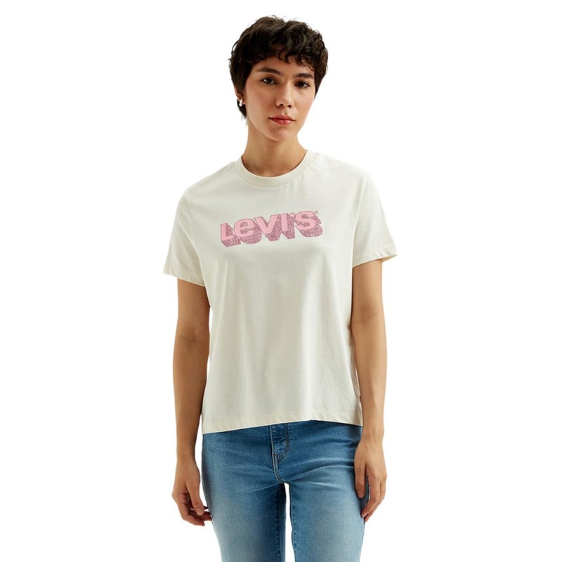Levi's Levis Women's Printed Regular Fit T-Shirt - Image 5