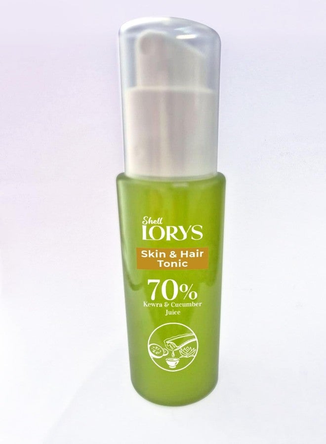 LORYS Skin & Hair Tonic with Kewra & Cucumber Juice | Natural with Aloe Vera & Glycerine | Skin Tightening, Oil Control & Prevents Hair Damage & Frizz | Ideal for All Skin & Hair Types | 100ml - Image 3