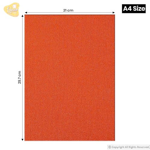 Lakeer A4 Felt Sheets – 2mm Thick, Multicolour Stiff Fabric, Pack of 10 Sheets, for DIY Crafts, Sewing, Scrapbooking, School Projects. - Image 2