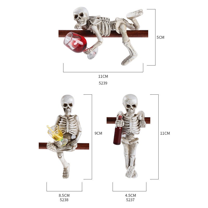 Halloween Skull Resin Decoration Ornament - Image 5